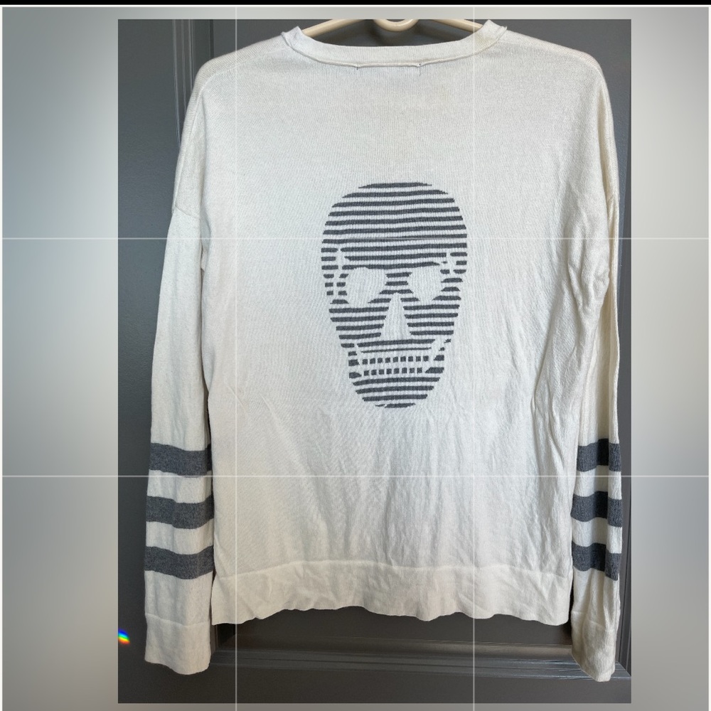 Vintage skull cashmere sweater jumper size small